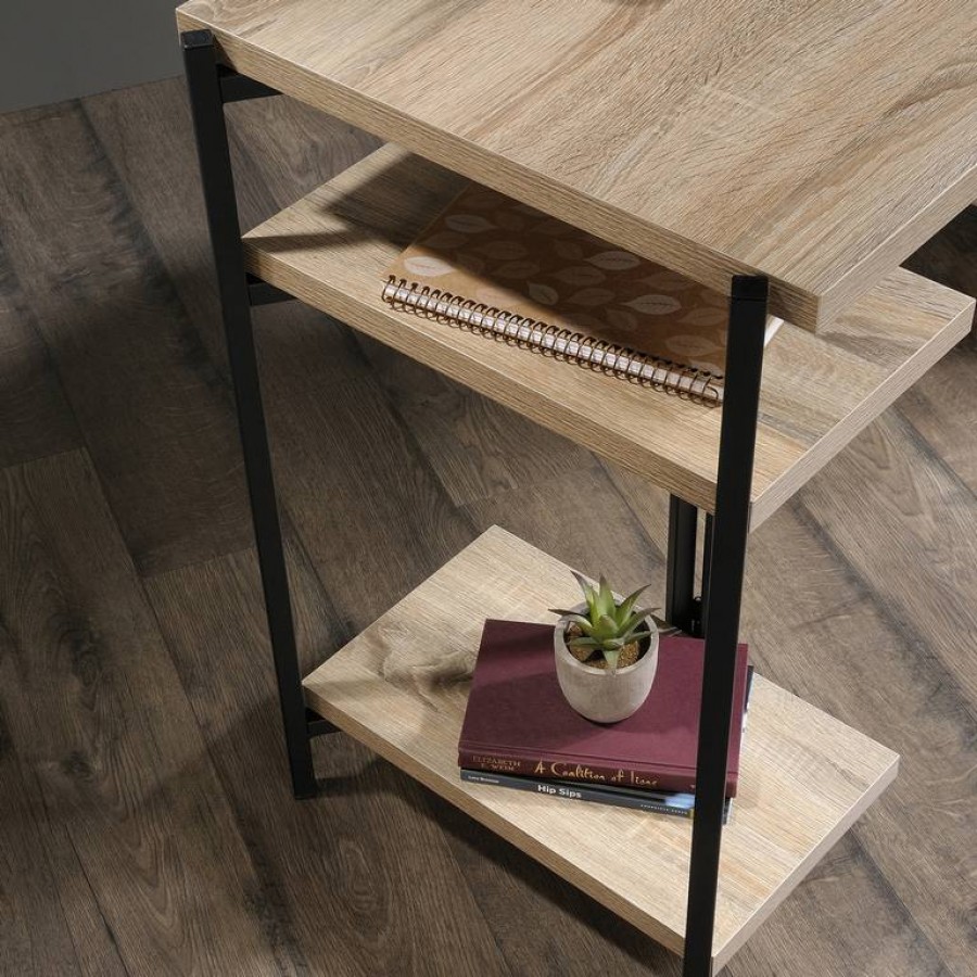 Industrial Style Oak Chunky Bench Desk